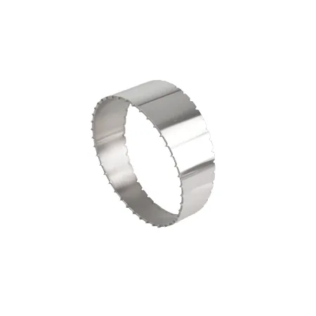 Spawane kolanko nierdzewne ząbkowane 11,25' 89mm