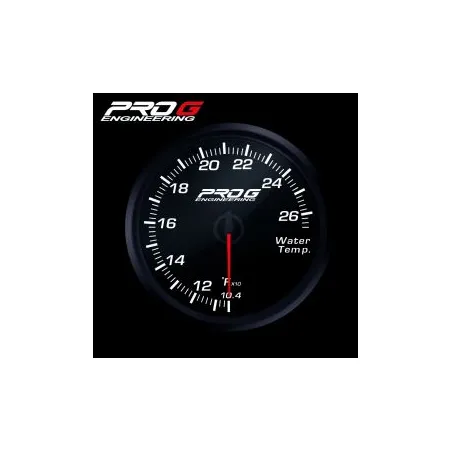 Wskaźnik Pro G Race Series RC, temperatury wody °F WHITE 52mm