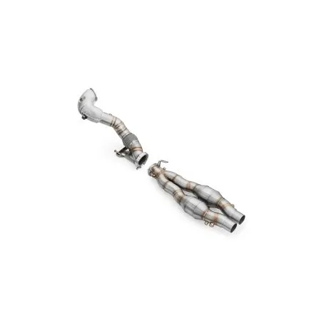 Downpipe Cupra Formentor VZ5 z osłoną termiczną i katalizatorami 100CPSI Motorsport