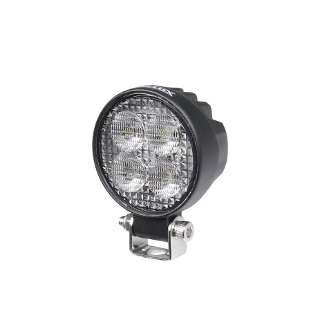 Lampa Robocza Okrągła LED Purelux Terrain Black Mini Round 7cm 12W Szeroki Strumień