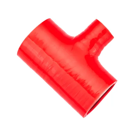 Trójnik silikonowy T-Piece 60/32mm Czerwony