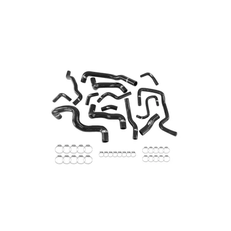 Zestaw Przewodów Silikonowych do Układu Chłodzenia FMIC.EU Mini Cooper S R56 R57 1.6L Turbo N14 2008-2012 - Czarny