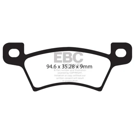 DPX2128 Klocki hamulcowe ULTIMAX2 EBC Brakes MICROCAR MC2