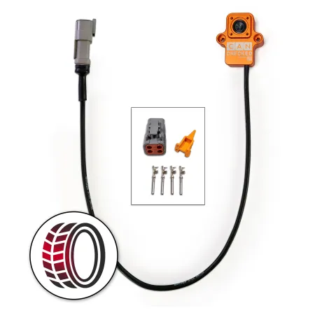 CANchecked TMC01 Przewodowy czujnik temperatury opony (Single Tire Temp Monitoring)