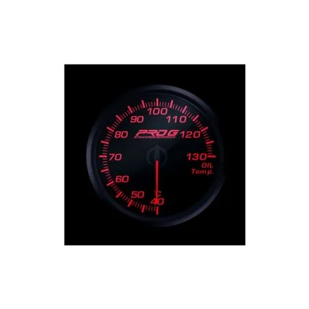 Wskaźnik Pro G Race Series RC, temperatury oleju °C RED 52mm