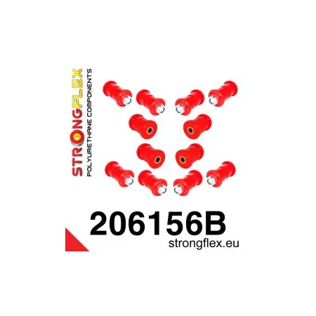 206156B: Zestaw poliuretanowy zawieszenia przedniego i tylnego Suzuki Samurai