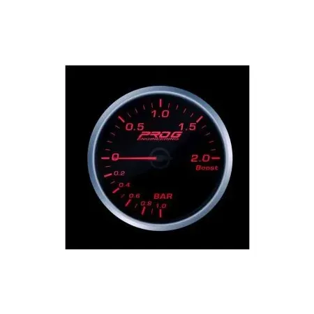 Wskaźnik Pro G Race Series RS, doładowania Boost 2 Bar RED 60mm