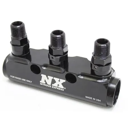 3 Port Fuel Log with Fittings Nitrous Express NX 15843