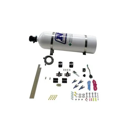 Zestaw Nitro Nitrous Express NX 80004-10 4-Cyl Gas (100-150-200-250Hp) z butlą 10Lb (4.5 kg)