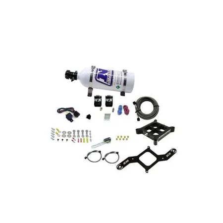 4150 Billet Crossbar Plate System Single Stage 50-300Hp with 5Lb Bottle Nitrous Express NX 63040-05