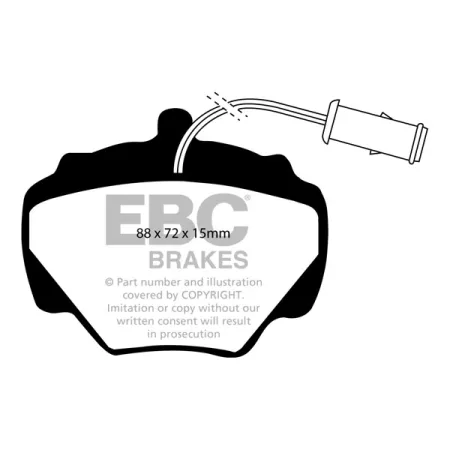 DP663 Klocki hamulcowe ULTIMAX2 EBC Brakes Land Rover Discovery 1 Range Rover
