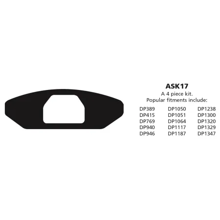 ASK17 Anti-squeal shim kits EBC Brakes