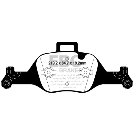 DP52289NDX Klocki hamulcowe BLUESTUFF NDX EBC Brakes BMW 3 Series G20 330 3 Series G20 330e 3 Series xDrive G20 330 3 Series xDrive G20 330e 3 Series