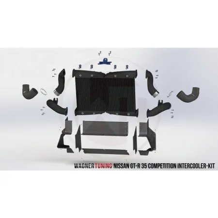 Competition Intercooler Kit Wagner Tuning for Nissan GT-R 35 2008-2010