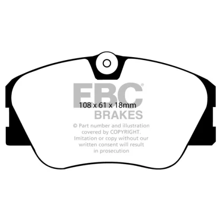 DP2577 Klocki hamulcowe GREENSTUFF EBC Brakes Mercedes-Benz 190 W201 W124 200 W124 200 CE W124 200 D W124 200 E W124 200 T W124 200 TD W124 200 TE W12