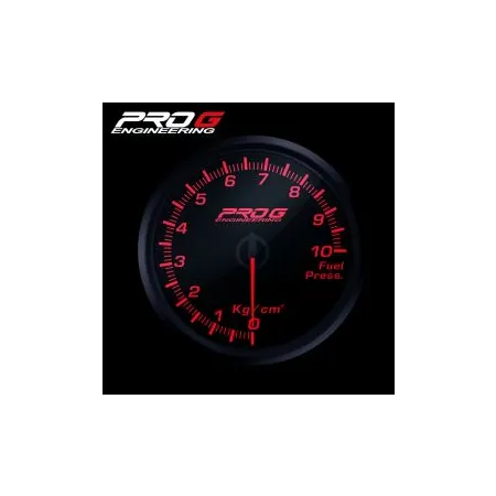 Wskaźnik Pro G Race Series RC, ciśnienia paliwa Kg/cm2 RED 52mm