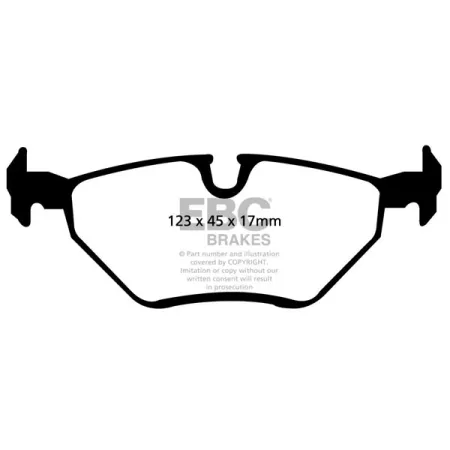 DP51289NDX Klocki hamulcowe BLUESTUFF NDX EBC Brakes BMW 3 Series E46 316 3 Series E46 318 3 Series E46 320 3 Series E46 323 3 Series E46 325 3 Series