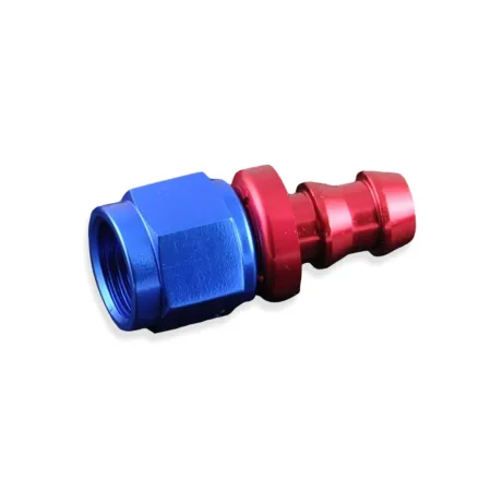 Końcówka prosta AN6 Push-On Czerwony