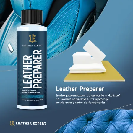 Leather Expert Steering Wheel Restoration Kit – zestaw do renowacji kierownicy skórzanej czarna satyna