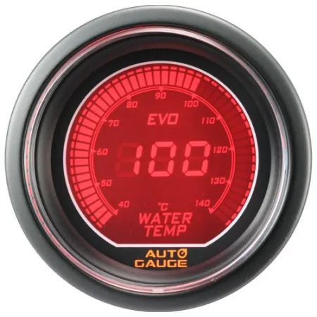 Wskaźnik New Auto Gauge Temperatura Wody EVO