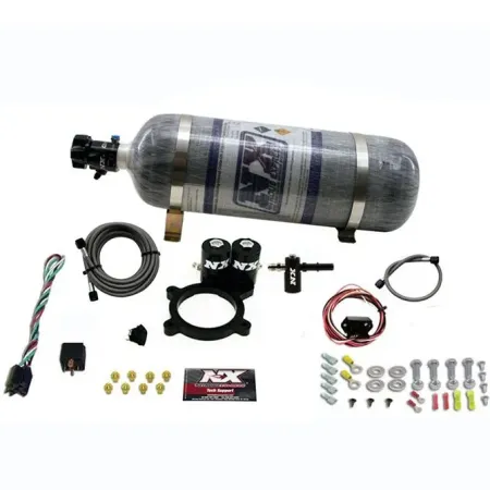 Nitrous Plate System with 12Lb Carbon Bottle for GM 5.3L Truck 2014+ Nitrous Express NX 20936-12