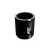 Łącznik silikonowy prosty 16mm Czarny 10cm