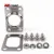 Pulsar PSR Billet Transition Flange T3 Open to 2" OD Tubing (Hardware Kit Included)