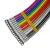 Volvo 340 1.4 czarne przewody hamulcowe HEL teflonowe w stalowym oplocie