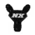 AN8 x AN8 x AN8 Billet Pure-Flo Y Fitting Black Nitrous Express NX 16389