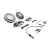RacingLine Stage 3 Big Brake Kit 355mm 6 Pot MQB MQB evo Blue