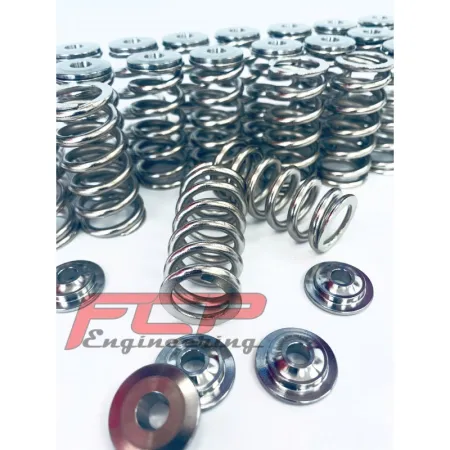 BMW 2.0 16V B48B20 zestaw wyczynowych stożkowych sprężyn zaworowych i tytanowych zatrzasków