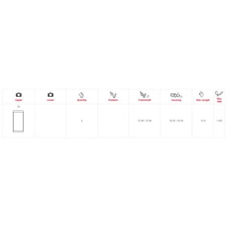 Audi / VW 2.8 2.9 3.2 3.6 VR6 R32 R36 King Racing panewki korbowe CR6764XPC-STDX powlekane