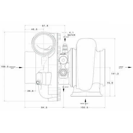 Garrett G25 660 A/R 0,72 Wastegate